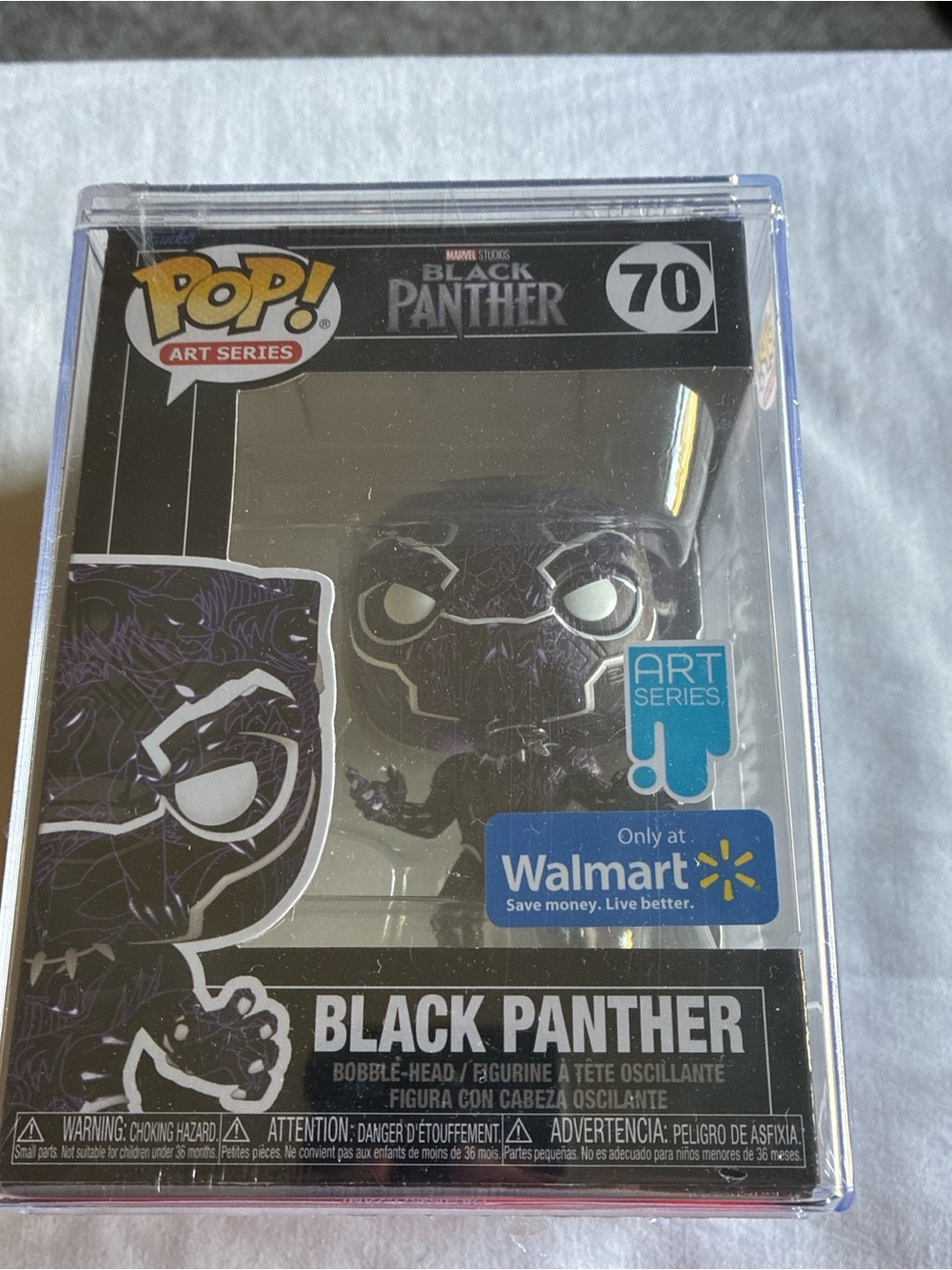 Funko Pop! Black Panther Art Series Black & Purple (#70)